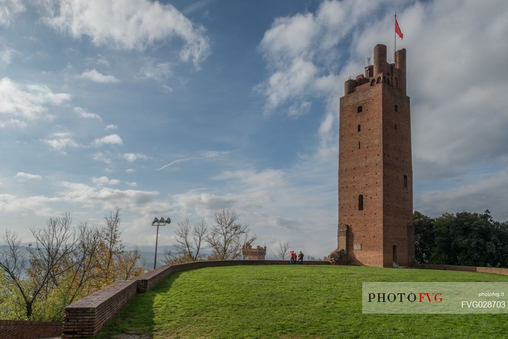 The torre Federico II tower in San Miniato, Tuscany, Italy