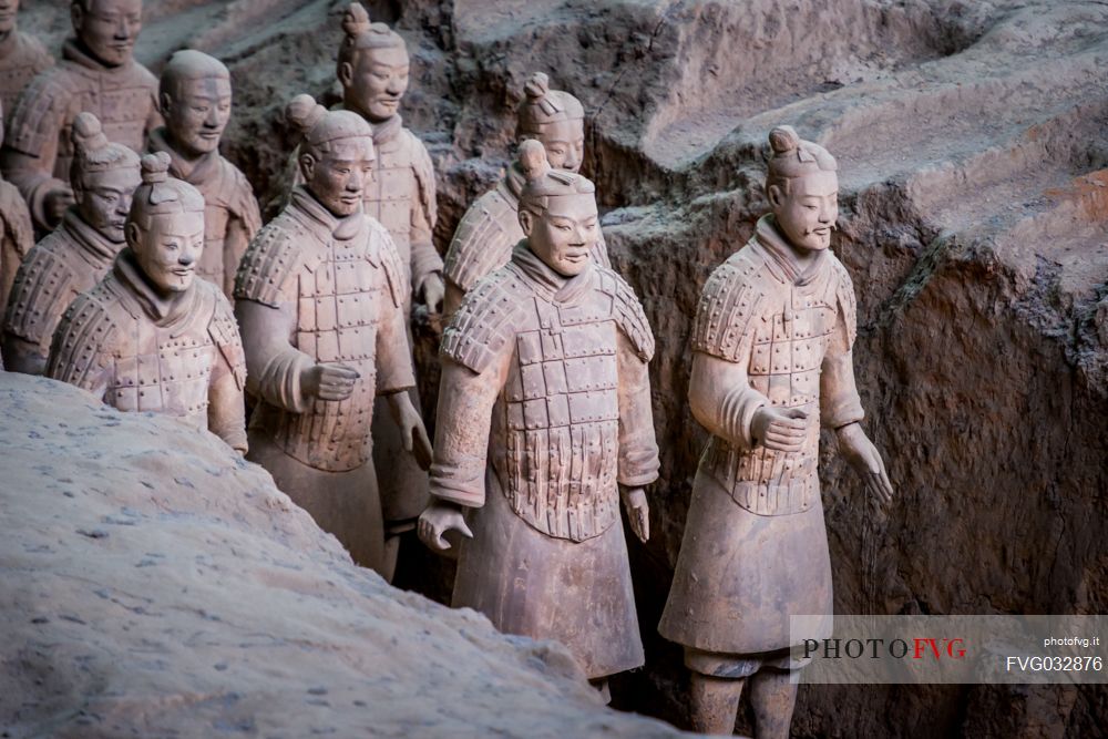 Qin Shi Huang's Tomb, Terracotta Soldiers
The Terracotta Army,  Xi'An, Shanxi, China