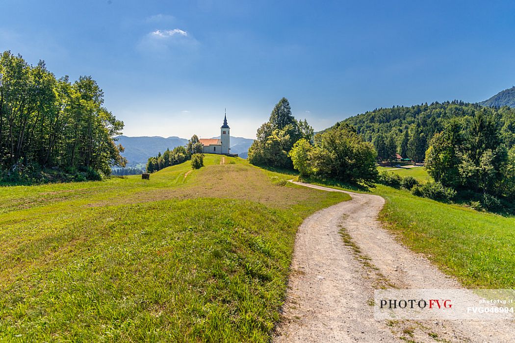 Traditional church of Krina Gora, kofja Loka, Slovenia, Europe