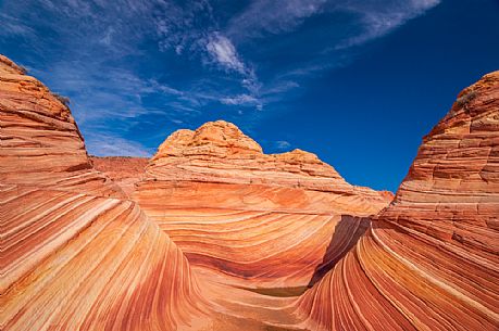 The view of the beautiful The Wave, Arizona-Utha