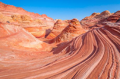 The view of the beautiful The Wave, Arizona-Utha