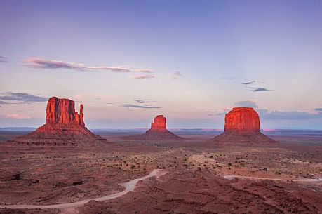 View of monument valley National Park