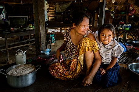 A typical cambodian family