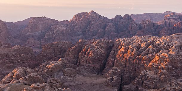 Petra at sunset, Jordan