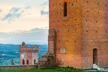 Tower of Matilde or Torre Matilde in San Miniato village, Tuscany, Italy Tower of Matilde or Torre Matilde in San Miniato village, Tuscany, Italy