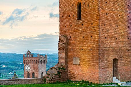 Tower of Matilde or Torre Matilde in San Miniato village, Tuscany, Italy