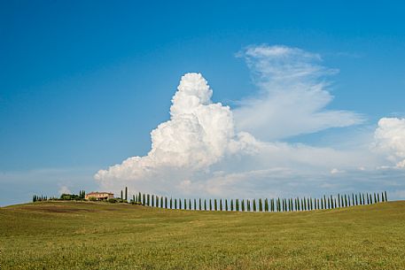 Typical landscape of Orcia valley, Italy