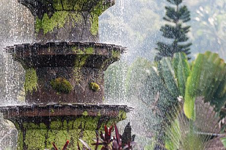 Fountain at Tirta Gangga water palace, Bali island, Indonesia Fountain at Tirta Gangga water palace, Bali island, Indonesia