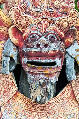 Ancient statue of the Dragon in Tirta Gangga water palace, Bali island, Indonesia Ancient statue of the Dragon in Tirta Gangga water palace, Bali island, Indonesia