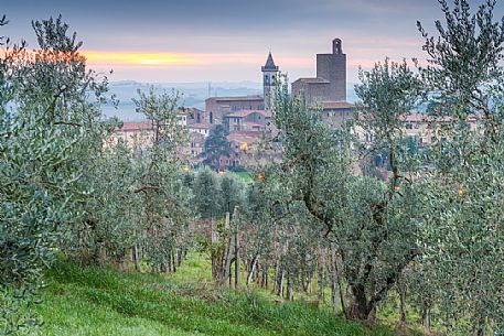 View of VInci, the birthplace of Leonardo da Vinci, Firenze, Tuscany, Italy