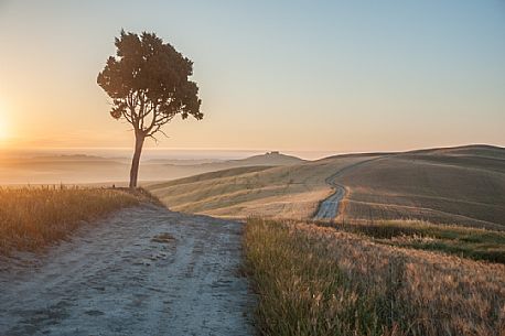 Crete Senesi landscapes, Orcia valley, Tuscany, Italy