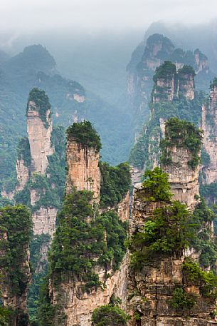 Hallelujah mountains or Avatar mountains in the Zhangjiajie National Forest Park, Hunan, China Hallelujah mountains or Avatar mountains in the Zhangjiajie National Forest Park, Hunan, China