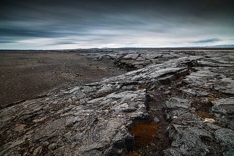 Lava fields in the north western higlands