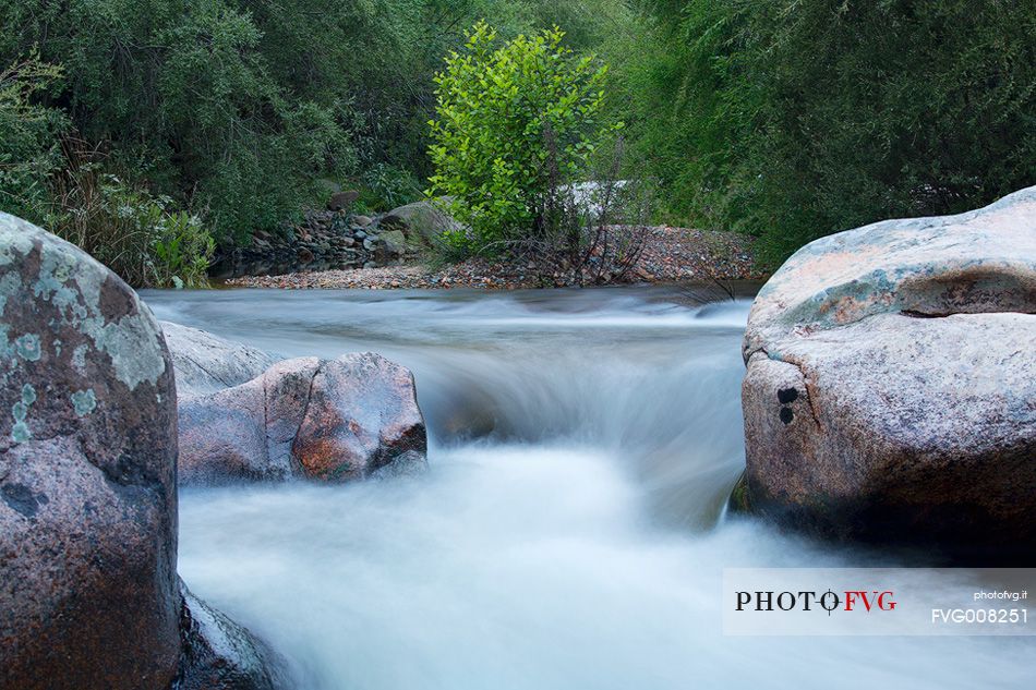 River Rio Picocca in Sarrabus (south eastern Sardinia)