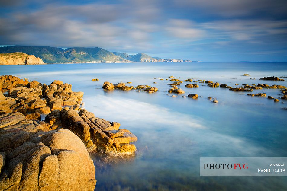 Capo Pecora at sunset, Arbus, Sardinia