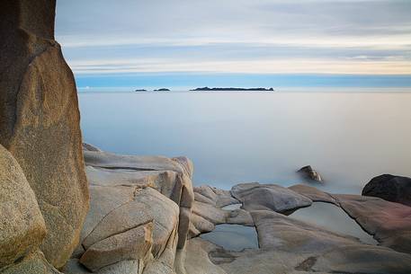 Punta Molentis (Villasimius) and in the background the island of Serpentara.