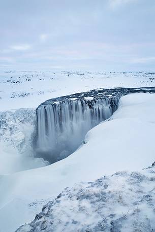 The biggest waterfall in Europe during the winter time. The biggest waterfall in Europe during the winter time.