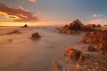 South West coast of Sardinia, special sunrise in 