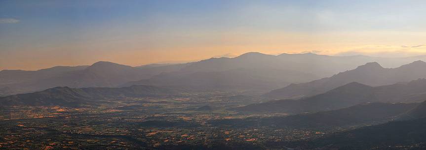 Panoramic view from Baunei (Ogliastra)