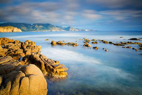 Capo Pecora at sunset, Arbus, Sardinia