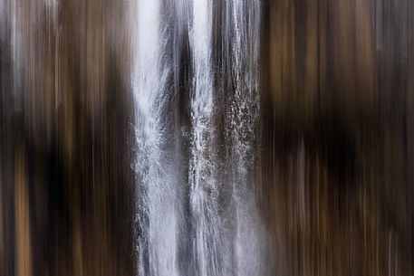 Detail of waterfall in the Plitvice Lakes National Park, Lika-Senj County, Karlovac County, Croatia.