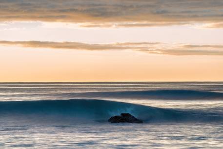 Sunrise by Playa Matagorda, Puerto del Carmen, Lanzarote, Canary islands, Spain, Europe