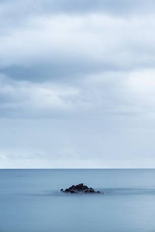 Rock on the sea, Puerto del Carmen, Lanzarote, Canary Islands, Spain, Europe