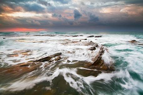 Dawn at Africo Cliff