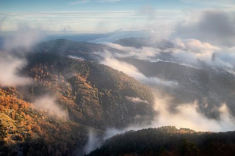 Autumn atmospheres in the Madonna valley, Aspromonte National Park, Calabria, Italy, Europe