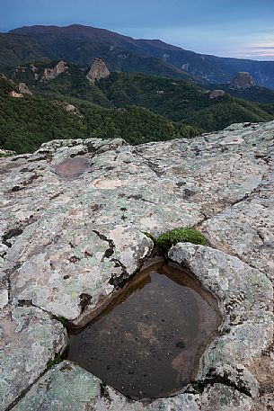 Pietra Cappa, the largest monolith in Europe, megalith near Natile Vecchio, Aspromonte national park, Calabria, Italy, Europe