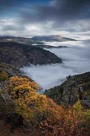 Autumn atmospheres in the Madonna valley, Aspromonte National Park, Calabria, Italy, Europe