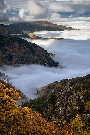 Autumn atmospheres in the Madonna valley, Aspromonte National Park, Calabria, Italy, Europe