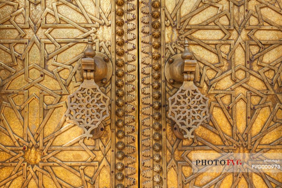 Detail of the gates of the Imperial Palace in Fes