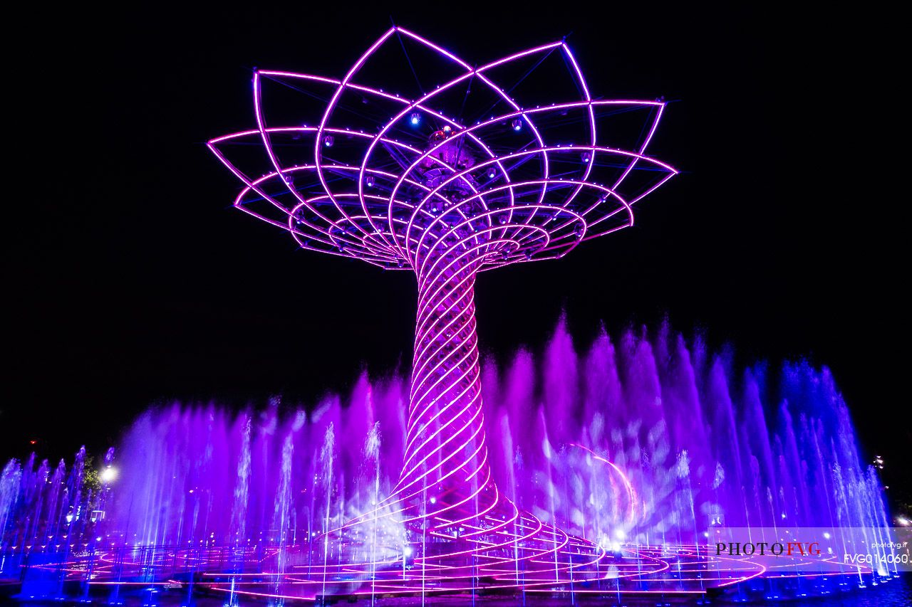 Tree of life show, Milan Universal Exposition 2015, Expo Milano 2015, architect Marco Balich