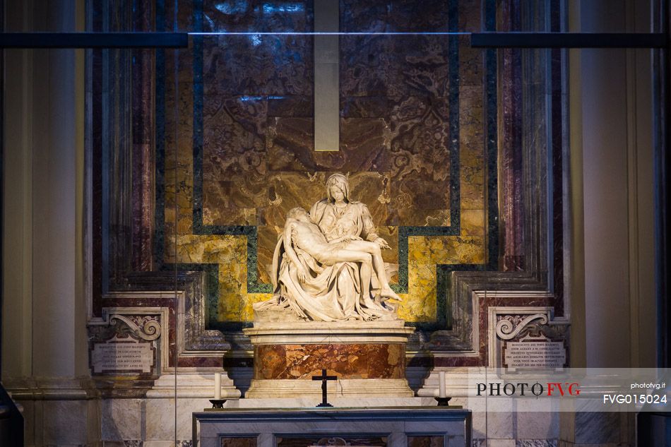 The Vatican Pieta, Michelangelo Buonarroti, Basilica of St. Peter