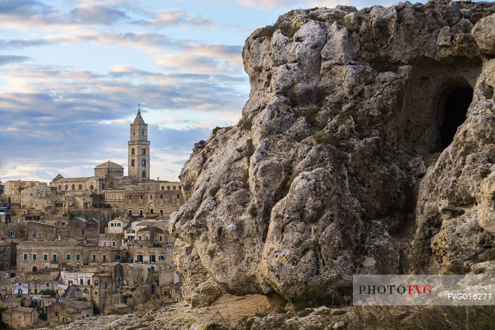 Panoramic view of Sassi of Matera