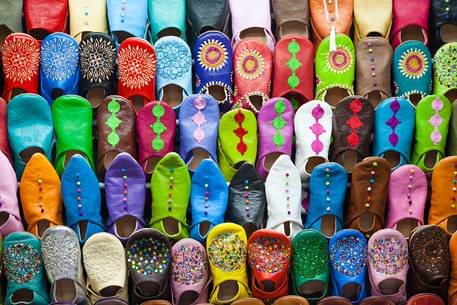 Typical Moroccan footwear