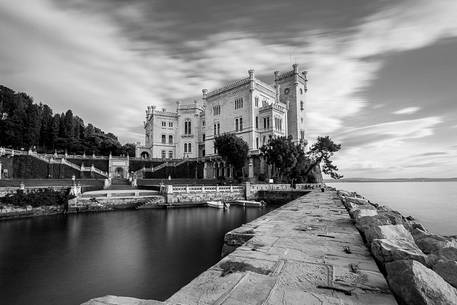 Clouds over the Miramare Castle