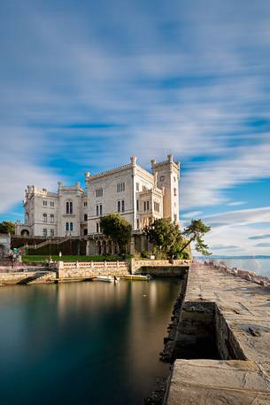 Clouds over the Miramare Castle