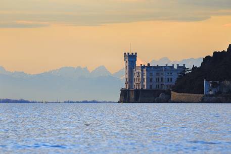 Clouds over the Miramare Castle