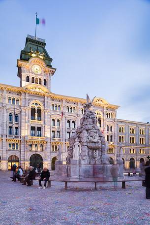 Unit d'Italia Square in Trieste