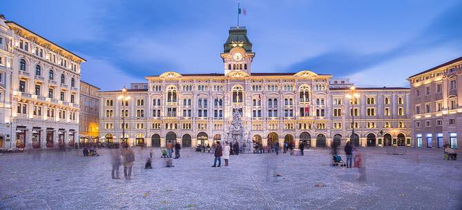 Unit d'Italia Square in Trieste