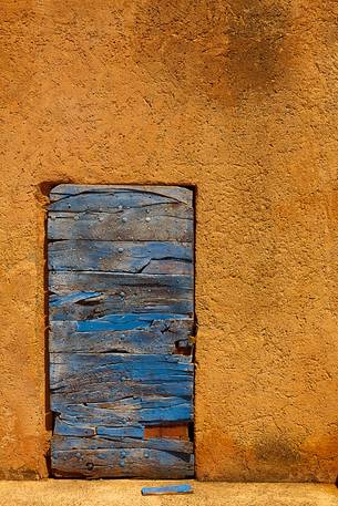 The village of Roussillon, famous for its ocher and the red houses