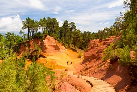 The ochre quarries of Roussillon