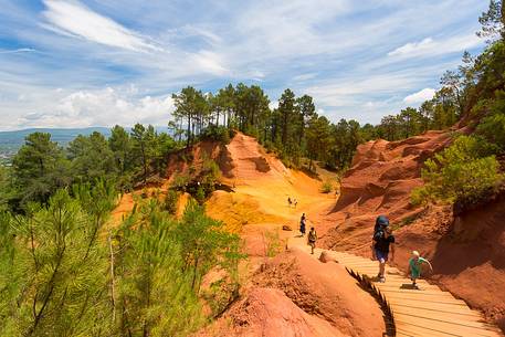 The ochre quarries of Roussillon