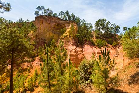 The ochre quarries of Roussillon