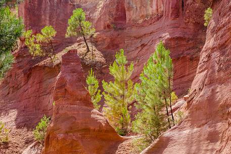 The ochre quarries of Roussillon