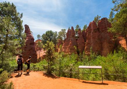 The ochre quarries of Roussillon