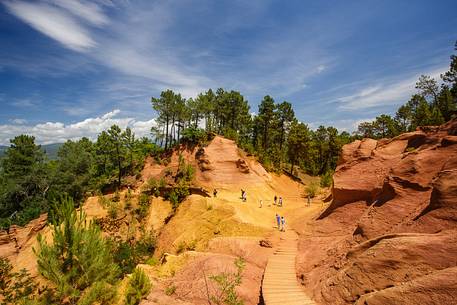 The ochre quarries of Roussillon