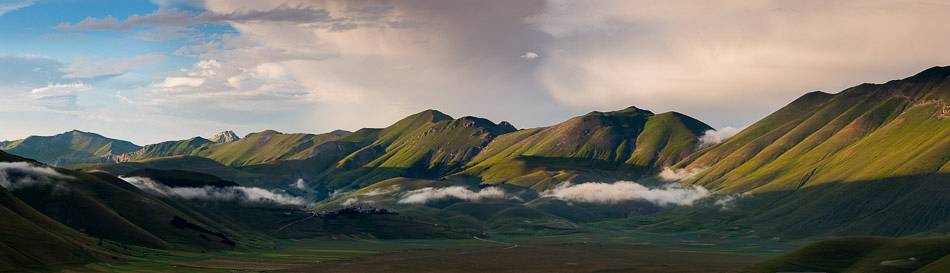 Sunset on Castelluccio of Norcia